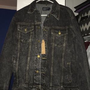 Black Wash Denim Jacket
